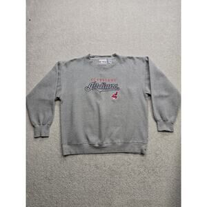Crable Sportswear Cleveland Indians Vintage Thermal Pullover Sweatshirt Size M